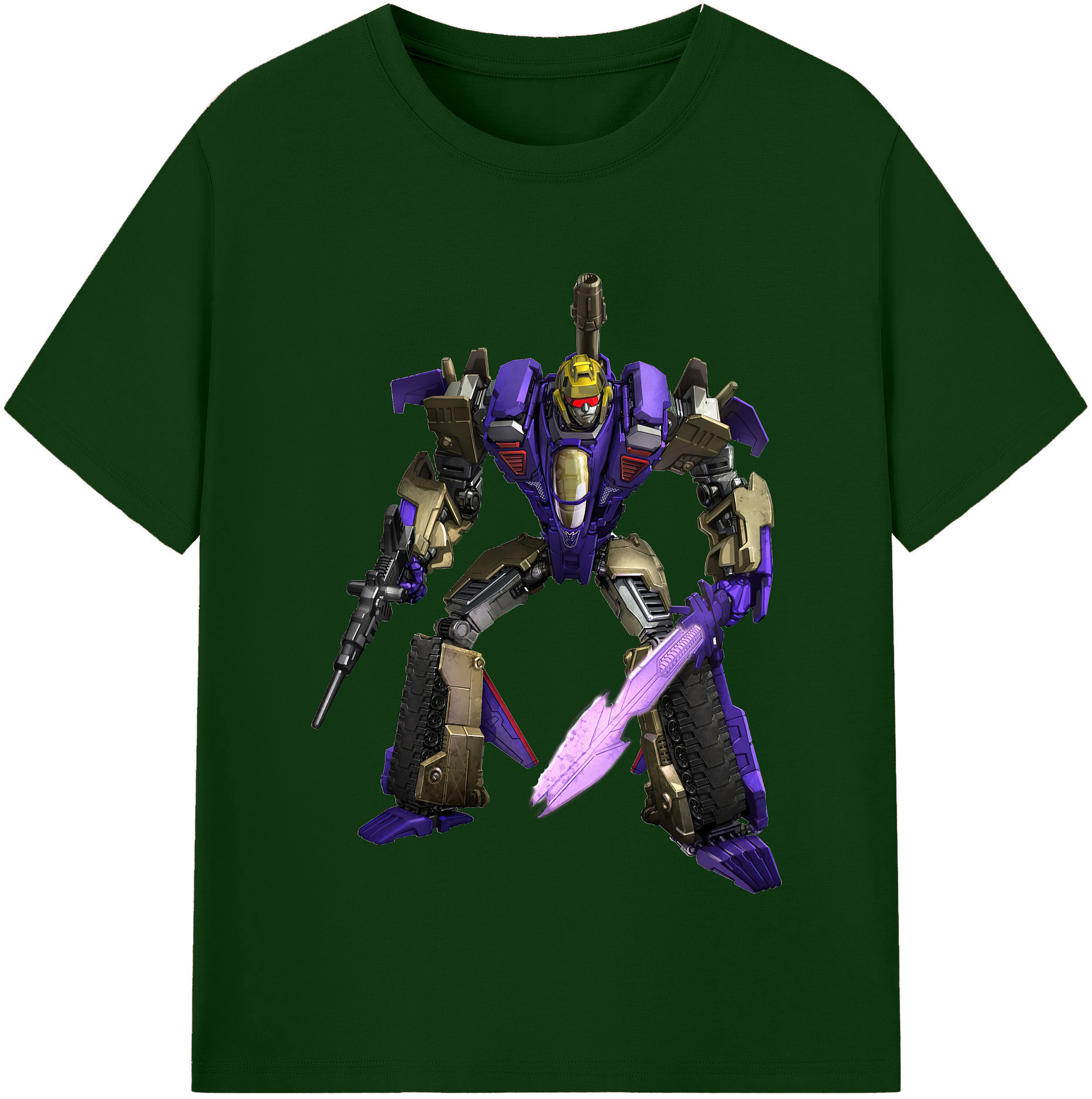 （画像用） Transformers トランスフォーマー 綿100％半袖Tシャツ（フロントプリント）